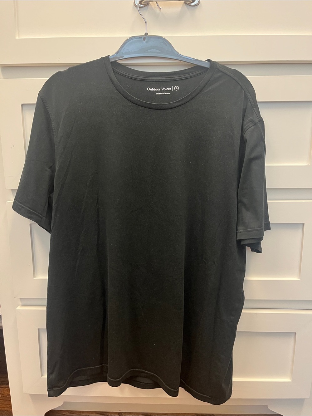 Outdoor Voices Black Short Sleeve Crew Tee